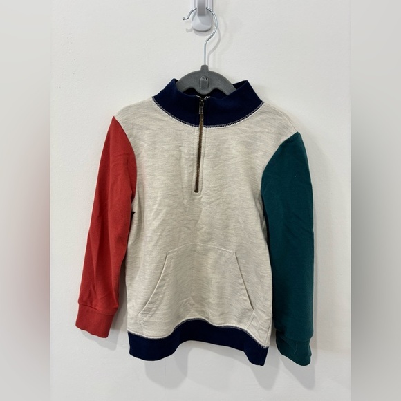 Ok!e dokie Colorblock Half-Zip Sweater - Size 5t - Picture 1 of 6